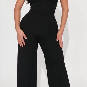 Fashion Nova Classic Black Jumpsuit